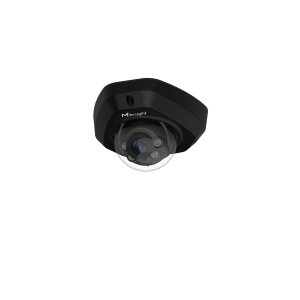Milesight - MS-C8173-PD/B, AI Vandalproof Mini Dome Network Camera in BLACK: Fixed Lens 2.8mm, 8MP(4K)