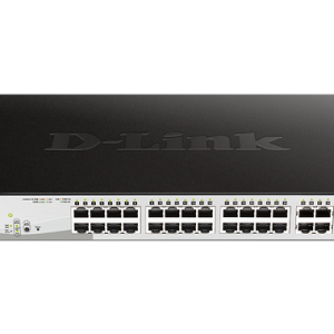 D-Link 28 Port Gigabit PoE Switch w/ 28 RJ45 (24 PoE) with 4 Combo SFP Ports and PoE Budget 193W