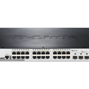D-Link 28 Port Gigabit SmartPro Stackable PoE Switch
