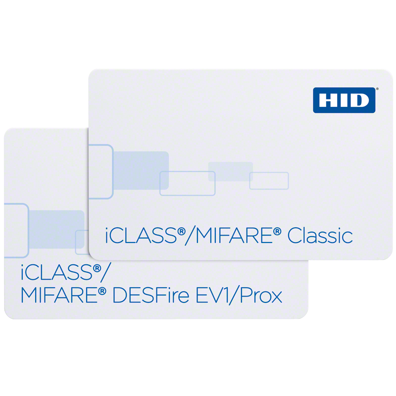HID 2420 Combo Card - iCLASS (13.56MHz) 2k and Mifare Classic - ISO (Composite)