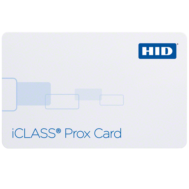 HID 2020 Combo Card - iCLASS (13.56MHz) 2k and Prox (125kHz) - ISO (PVC)
