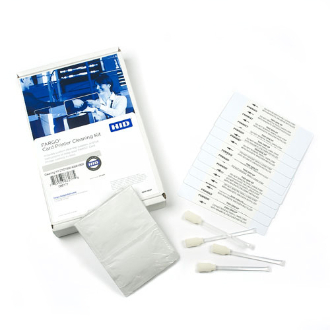 Fargo DTC Printer Cleaning Kit: includes 4x Cleaning Swabs and 10x Cleaning cards