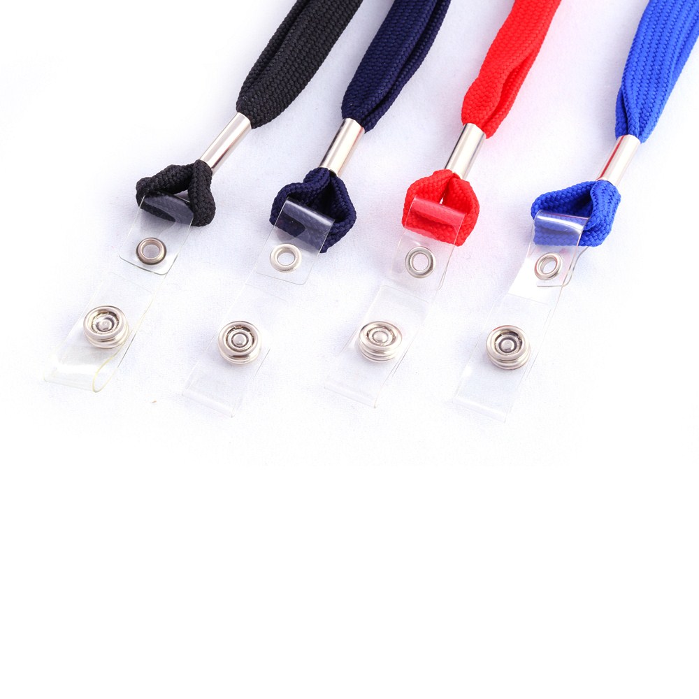 Tube lanyard with PVC strap