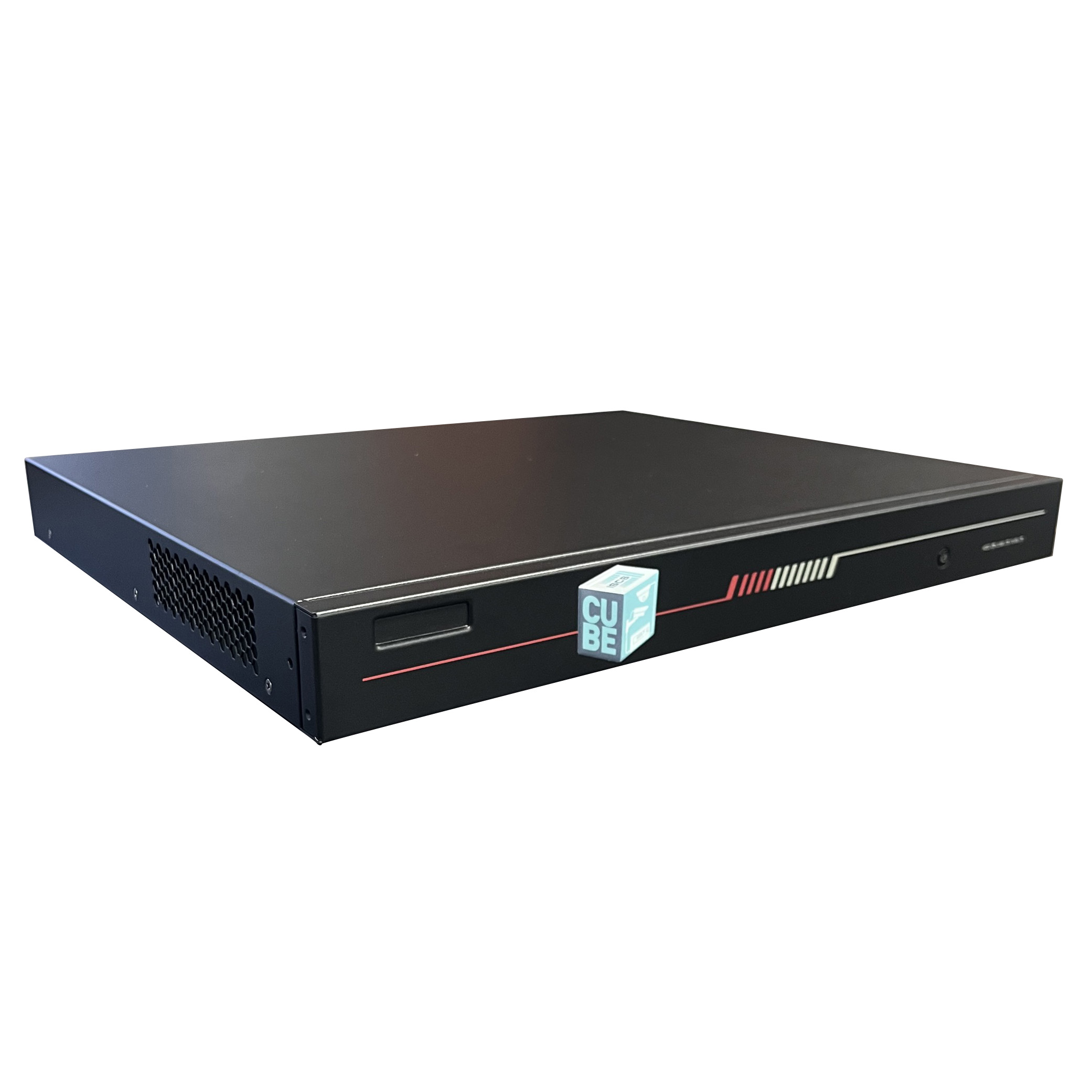 ISCS Cube Video Server - NxOS + NX Witness Preloaded (licenses not included) 1U, 2 HDD Bay, 16port POE + 2GB LAN