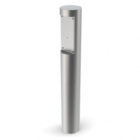SecuraPost Regal Bollard - 304 Stainless Steel 150NB including base plate.