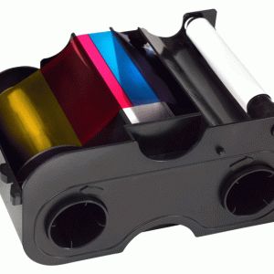 Fargo DTC4250e Colour Ribbon YMCKO Cartridge with Cleaning Roller