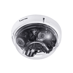 VIVOTEK - MA9321 - EHTV, Supreme Multi Sensor Camera - Outdoor Vandal Dome, 20M Multi-Sensor Adjustable, (4x5M sensors), 30fps